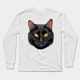 Black cat Long Sleeve T-Shirt